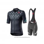 2021 Cycling Jersey Castelli Deep Blue Short Sleeve And Bib Short (5)